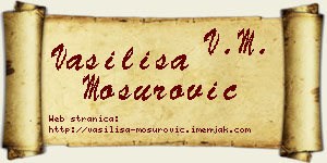 Vasilisa Mosurović vizit kartica